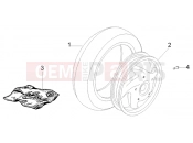 PIAGGIO Fly 50 2T Rear wheel