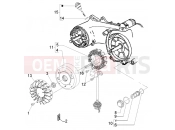 Flywheel magneto - Piaggio Fly 50 4T