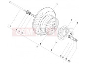 Front wheel - Piaggio Fly 50 4T