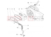 Secondary air box - Piaggio Fly 50 4T