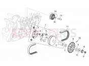 APRILIA Atlantic 125 E3 Variator assembly