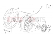 APRILIA Atlantic 125 E3 Front wheel