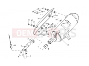 Exhaust unit - Aprilia Atlantic 300 2012