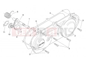 APRILIA Mojito Custom 50 2T (motor.Aprilia) ékszíjfedél - berugó
