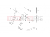 APRILIA Mojito Custom 50 2T (motor.Aprilia) Central stand