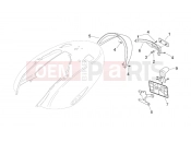 APRILIA Mojito / Habana 50 2T (motor.Aprilia) Rear body III