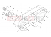 APRILIA Mojito / Habana 50 2T (motor.Aprilia) ékszíjfedél - berugó