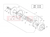 APRILIA Mojito / Habana 50 2T (motor.Aprilia) Clutch I ('99-2001 I.M. AB)