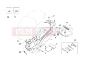 APRILIA Mojito / Habana 50 2T (motor.Aprilia) Helmet compartment