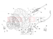 APRILIA Mojito / Habana 50 2T (motor.Aprilia) Front wheel