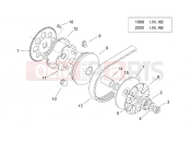 APRILIA Mojito / Habana 50 2T (motor.Aprilia) Variator I ('99-2001 I.M. AB)