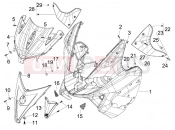 APRILIA SR MAX 125 Front shield
