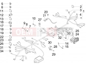APRILIA SR MAX 125 Main cable harness