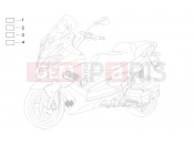 APRILIA SR MAX 125 Plates - Emblems