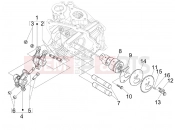 APRILIA SR MAX 125 Rocking levers support unit