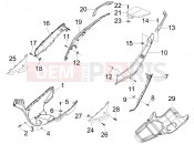 APRILIA SR MAX 125 Side cover - Spoiler