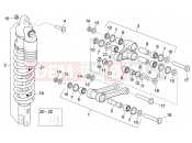 APRILIA MXV 450 Cross Rear shock absorber