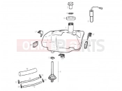Fuel tank - Derbi Atlantis 50 2T Bullet 2010