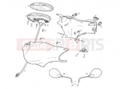 Meter combination - Cruscotto - Derbi Atlantis 50 2T Bullet 2011