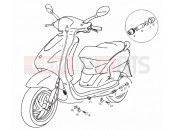 DERBI Boulevard 50 2T Wiring