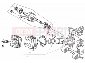 DERBI GP 50 Drive shaft - Cylinder - Piston