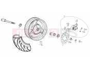 DERBI GP 50 Front wheel