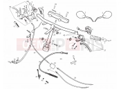 DERBI GP 50 Handlebar - Controls