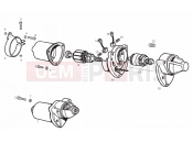 DERBI GPR 50 Replica Starter assembly
