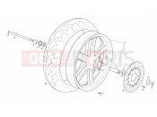 derbi Rambla 300 Front wheel
