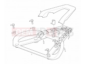 derbi Rambla 300 Top box support