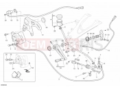 DUCATI 2008 DESMOSEDICI RR REAR BRAKE SYSTEM » BRAKING SYSTEM
