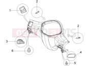 derbi Sonar 50 2T Selectors - Switches - Buttons