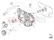 Clutch cover - Derbi Terra 125 2009