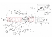 Number-plate light - Derbi Terra 125 2009