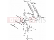 DERBI Variant Courier 50 Swing arm - Shock absorber