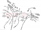 Handlebar - Controls - Derbi Variant Courier 50 1998