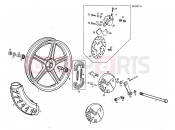 DERBI Variant Start-Stop 50 Front wheel