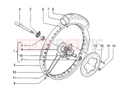 gilera Coguar Front wheel