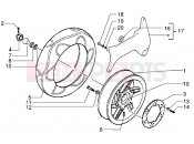 gilera DNA 125 Rear wheel