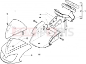 Instrument unit-Fairings - Gilera DNA 180