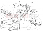 gilera DNA 50 Chassis-Central stand