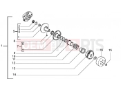 gilera DNA 50 Driven pulley