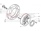 gilera DNA 50 Rear wheel