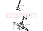 gilera Eaglet Crankshaft