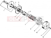 gilera Eaglet automatic Clutch