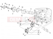 GILERA Fuoco 500 Rocking levers support unit
