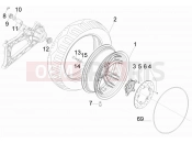 gilera 2008 Fuoco 500 Rear wheel