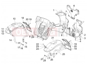 gilera 2009 Fuoco 500 Wheel huosing - Mudguard