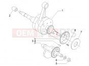 gilera 2010 Fuoco 500 Crankshaft
