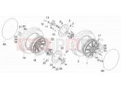 gilera 2010 Fuoco 500 Front wheel